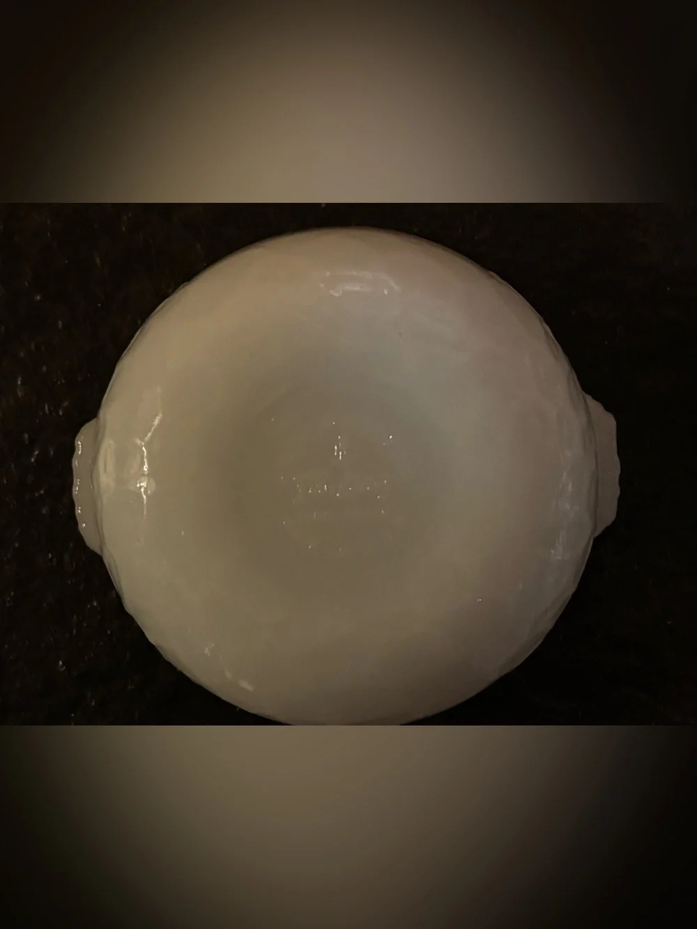 Vintage Anchor Hocking Fire King Milk Glass Cereal Bowl